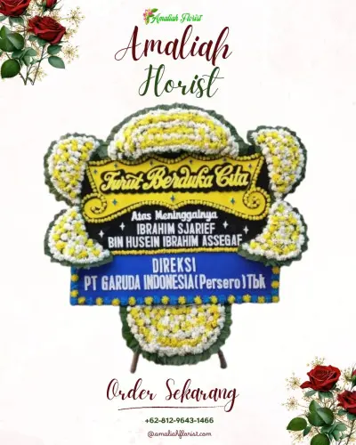 Papan Bunga Duka di Sukaraharja